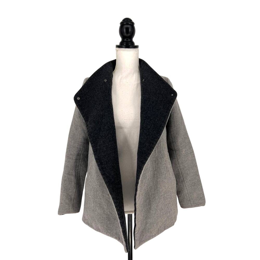 Theory Naomo Virgin Wool-Blend Jacket in Charcoal Light Heather - Picture 5 of 15
